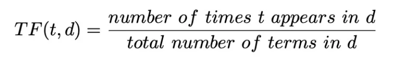 Formula of TF